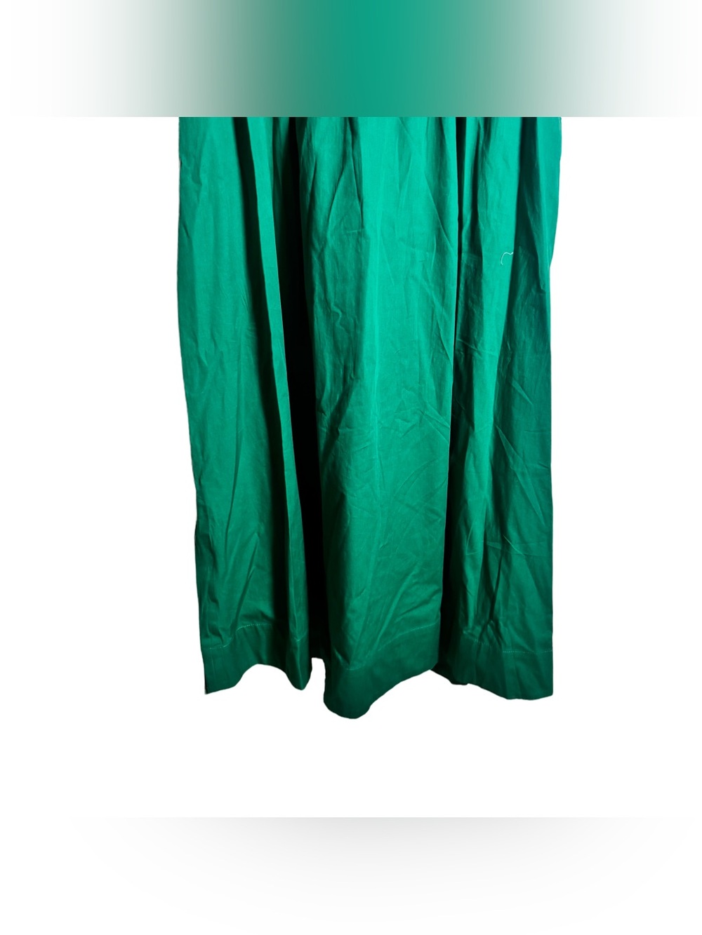 Calvin Klein Midi Dress Women's 8 Cutout Cotton Emerald Sleeveless Vacation NWT - Picture 5 of 6